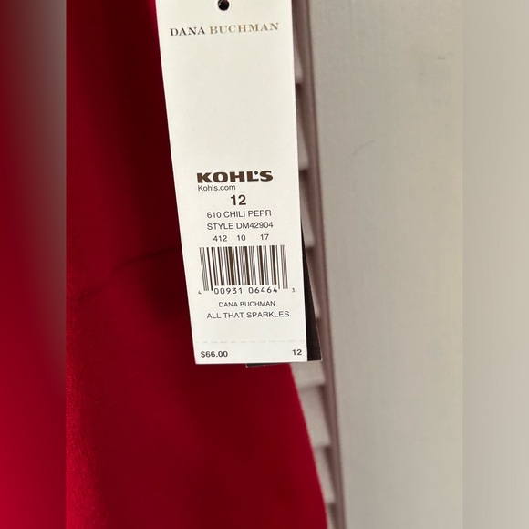 NWT Dana Buchman Womens All That Sparkles Cap Sleeve Pleated Sheath Dress - Picture 5 of 10